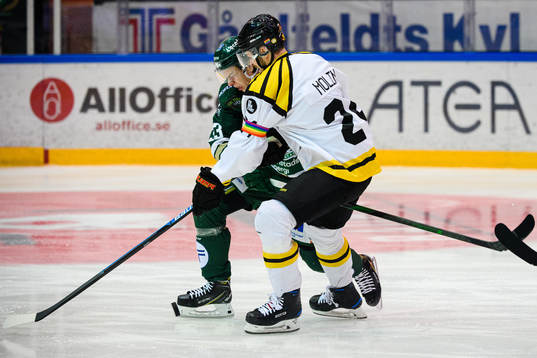 Färjestads Albert Johansson och Brynäs Emil Molin