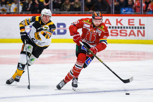 Skellefteås Rickard Hugg och Örebros Robin Kovacs
