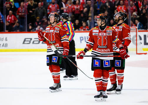 Örebros Robin Salo och Sakari Salminen deppar