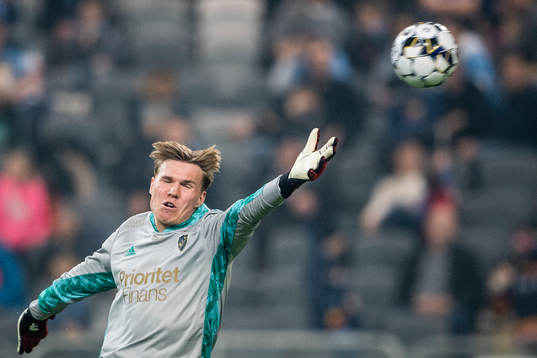 Djurgårdens målvakt Erland Tangvik släpper in 1-3