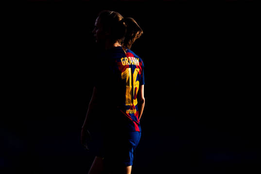 Caroline Graham Hansen of Barcelona
