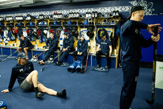 Leksands Philip Samuelsson och Jon Knuts och Mattias