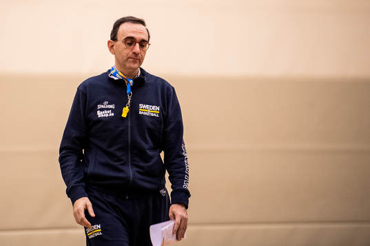 Sveriges förbundskapten Hugo Lopez