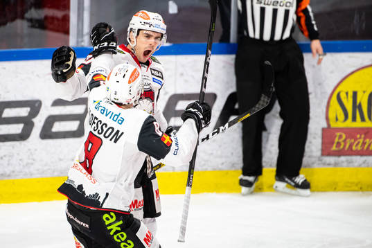 Malmö Redhawks Henrik Hetta jublar
