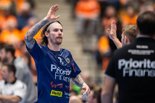 Redbergslids Tobias Johansson jublar