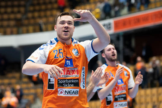 Kristianstads Ludvig Jurmala Åström jublar