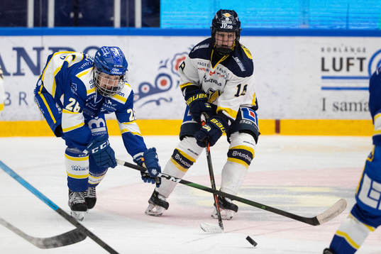 Leksands Tuva Kandell  och HV71s Julia Tylke