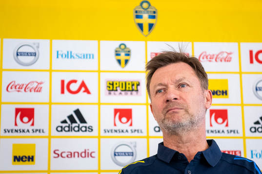Svenska damlandslagets förbundskapten Peter Gerhardsson