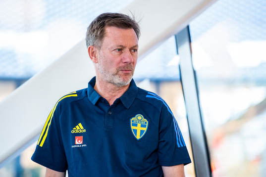 Svenska damlandslagets förbundskapten Peter Gerhardsson