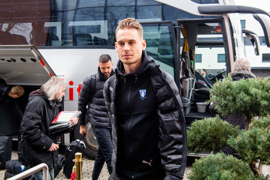 Daniel Bäckström, assistant coach of Malmö FF  arrives