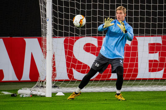 Goalkeeper Mathias Nilsson