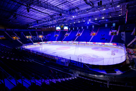 Vy över Johanneshovs isstadion