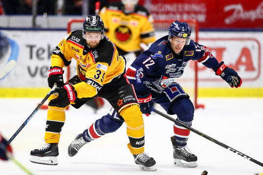 Luleås Pontus Själin och Linköpings Sebastian Karlsson