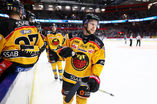 Luleås Einar Emanuelsson jublar