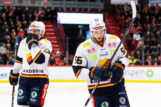 Djurgårdens Henrik Eriksson och Robin Norell deppar