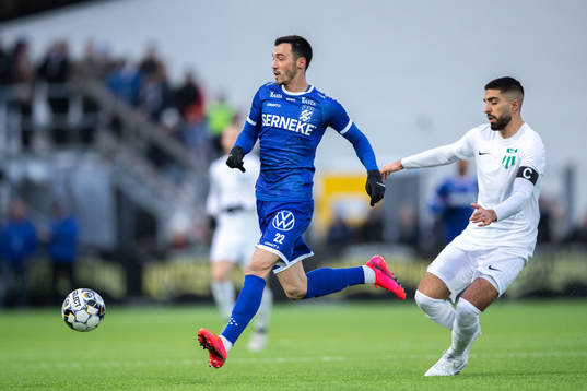 IFK Göteborgs Giorgi Kharaishvili och Västerås Sean