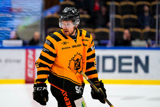 Skellefteås Arvid Lundberg är arg på domare Linus Öhlund