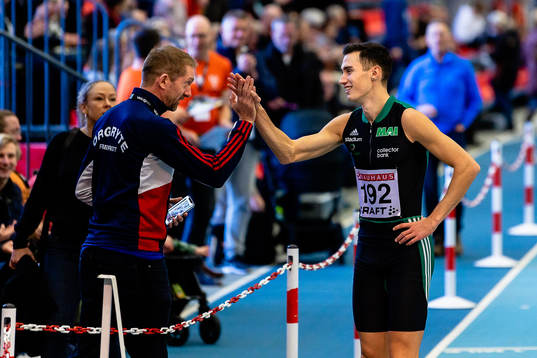 Thobias Montler, Malmö AI, jublar med Yannick Tregaro