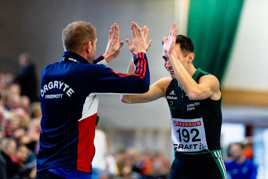 Thobias Montler, Malmö AI, jublar med Yannick Tregaro