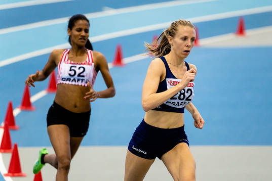 Hanna Hermansson, Turebergs FK och Samrawit Mengsteab,