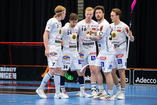 Jönköpings spelare jublar