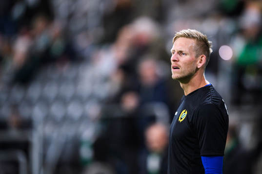 Hammarbys  målvakt David Ousted