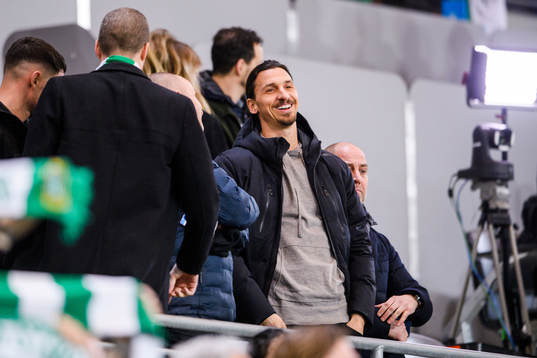 Zlatan Ibrahimovic på plats