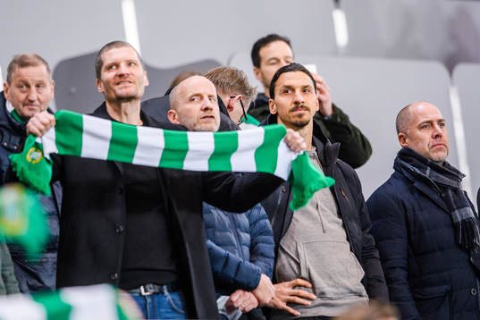 Hammarbys ordförande Richard von Yxkull och Zlatan