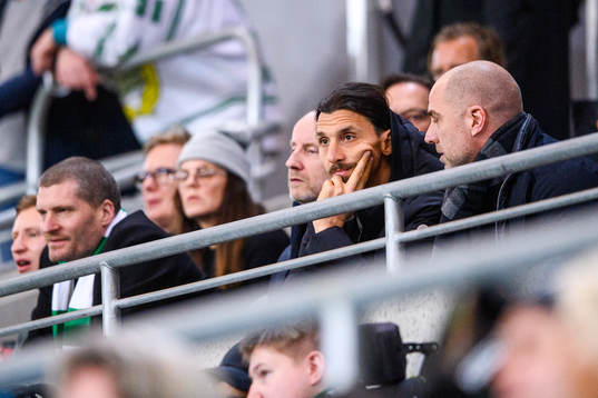 Zlatan Ibrahimovic på plats