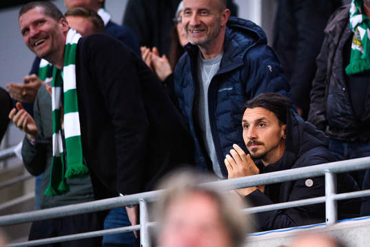 Zlatan Ibrahimovic på plats