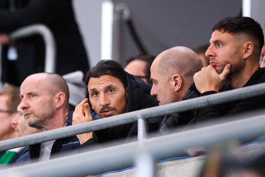 Zlatan Ibrahimovic på plats