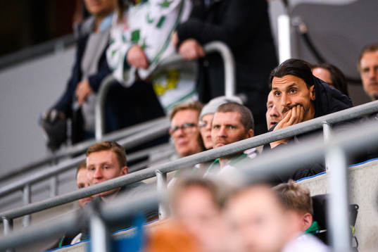 Zlatan Ibrahimovic på plats