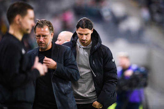 Zlatan Ibrahimovic på plats