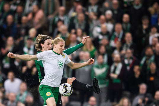 Hammarbys Gustav Ludwigson och Varbergs Joakim Lindner