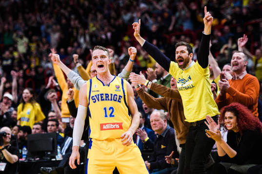 Bläddra bland fler bilder av  Basketball, Euro Qualifier, Sweden - Turkey