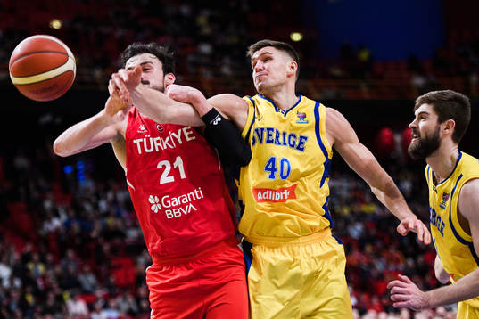 Carl Engström of Sweden and Sertac Sanli of Turkey