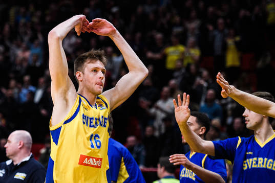 Tobias Borg of Sweden celebrates