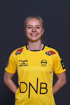 Emilie Marie Aanes Woldvik of LSK Kvinner poses for a