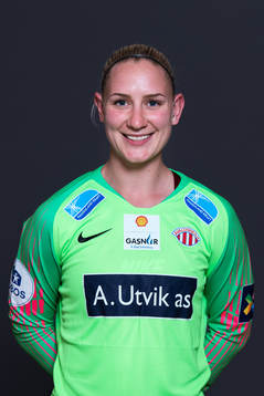 Goalkeeper Louise Högrell of Avaldsnes poses for a portrait