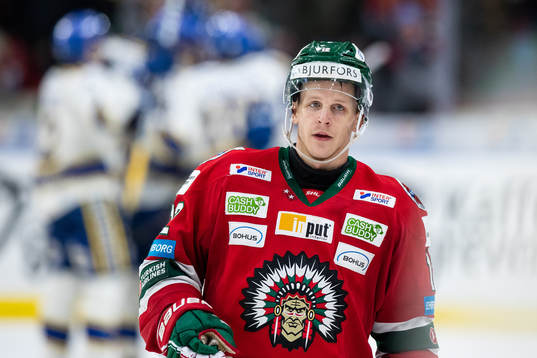 Frölundas Max Friberg deppar