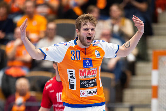 Kristianstads Anton Halén jublar