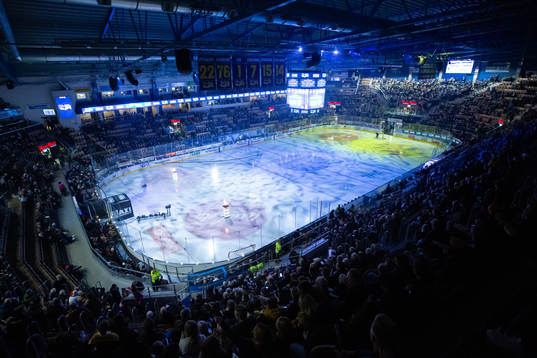 Interiör av Kinnarps Arena