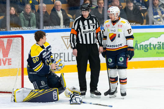 s målvakt Hugo Alnefelt och Djurgårdens Henrik Eriksson
