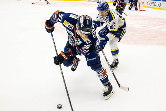 Växjös Brendan Shinnimin och Leksands Martin Karlsson