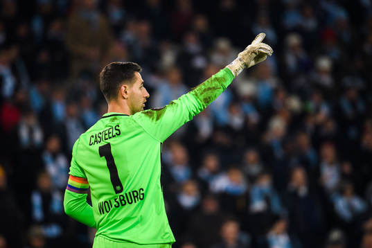 Goalkeeper Koen Casteels of Wolfsburg