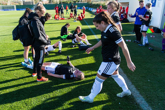 Emilie Marie Joramo of Rosenborg lies down