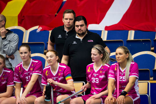 s tränare Mikael Jeppsson och assisterande tränare Martin