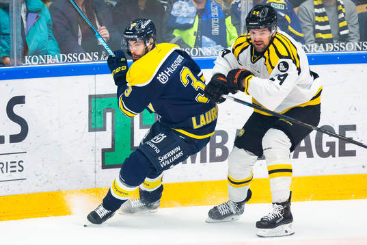 s Markus Lauridsen och Brynäs Emil Molin