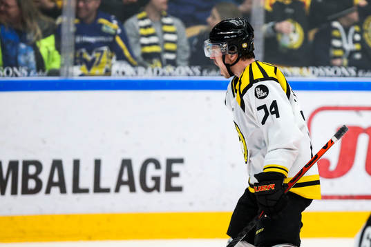 Brynäs Nicklas Danielsson jublar