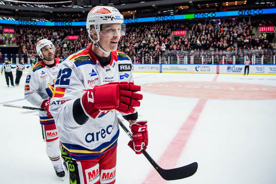 Malmö Redhawks Lars Bryggman jublar